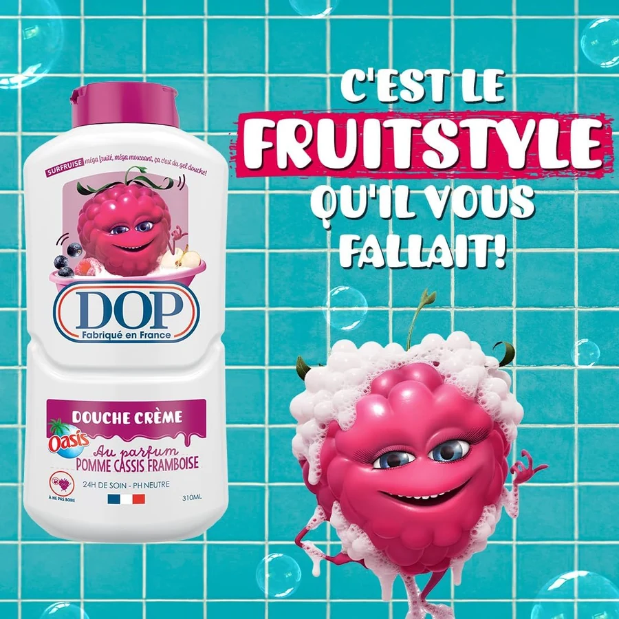 Douche crème Cassis & Framboise
